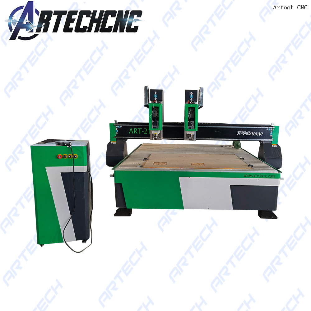 2130 double spindles wood cnc router engraving machine price for mdf