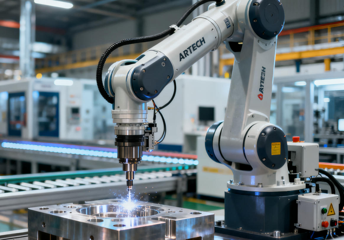ARTECH CNC COMPANY Successfully Completes Customized Milling Robot Arm Production, Helping Customers Improve Precision Machining Efficiency