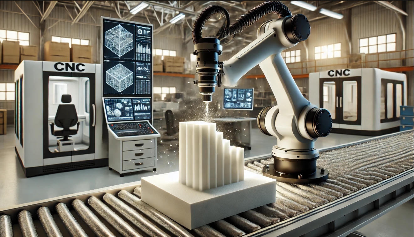 ARTECH CNC Showcases Innovative Foam Sculpting with Advanced Milling Robot Arm