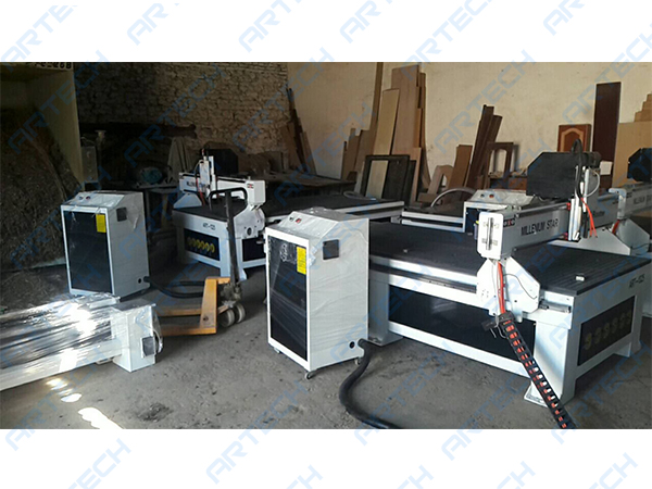  9 sets ART1325 cnc router have arrived Uzbekistan