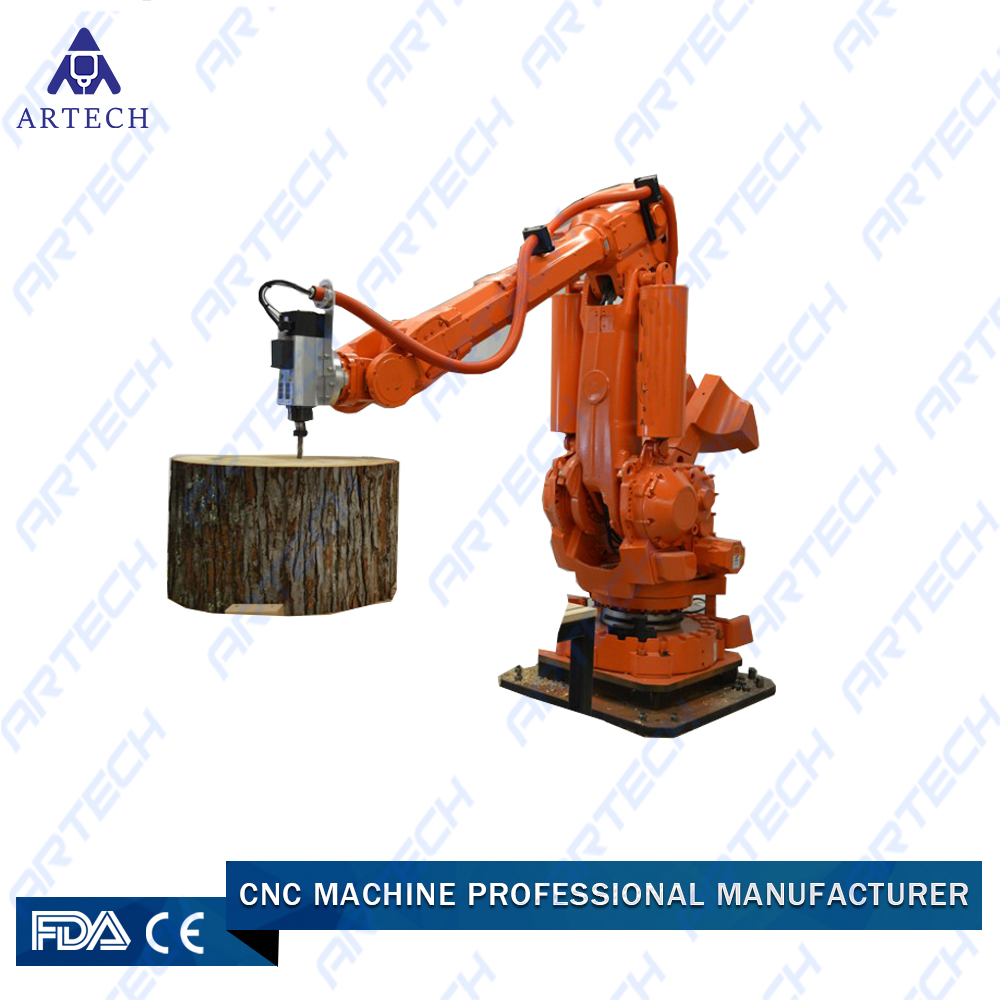 6axis 7 Axis Robot Arm CNC router for 3D Sculpture Wood Foam EPS Mould 2