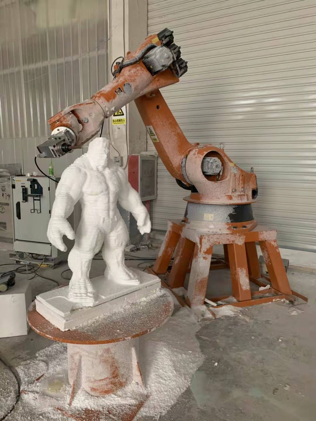 High-Precision Milling Robot for Foam & Wood