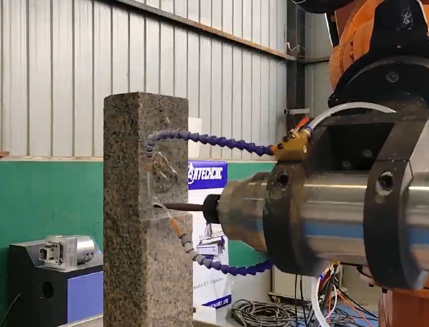 ARTECH CNC's Milling Robot Arm Shines in Complex Stone Carving Challenges