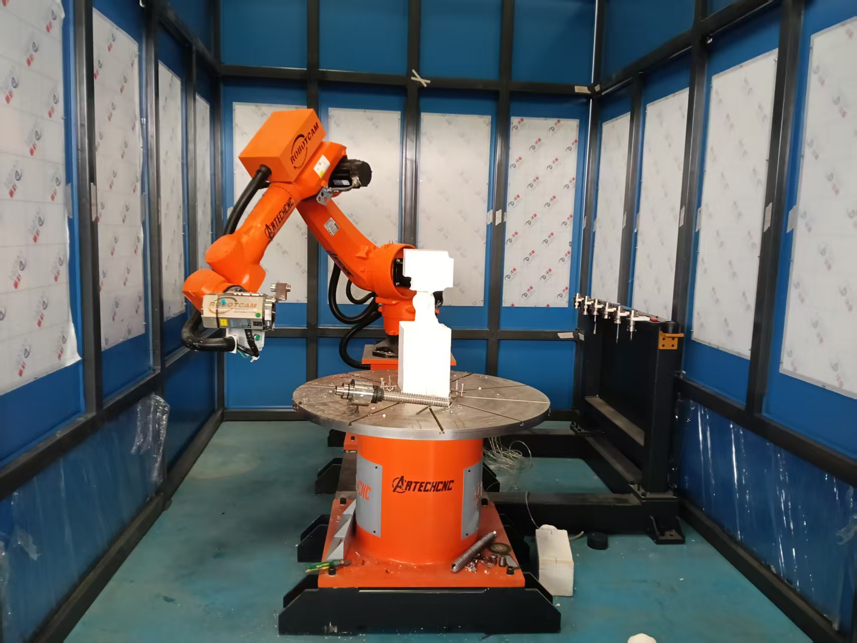 PrecisionRobo Tech Deploys Milling Robot Arms for Customers' Foam Model Carving Requirements