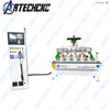 ART1625-6-6 multi head 4 axis cnc machinery wood cnc router engraving machine