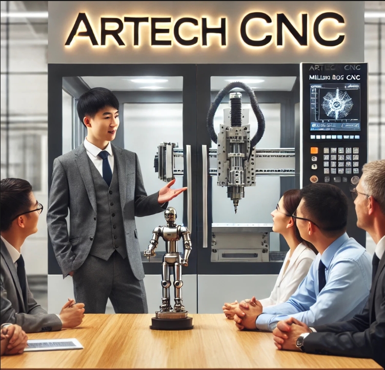 ARTECH CNC Company Showcases Milling Robot CNC Foam Carving Technology at Factory