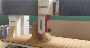 ARTECH CNC COMPANY Demonstrates 5-Axis CNC Router for Wood Model Carving, Wining High Customer Praise