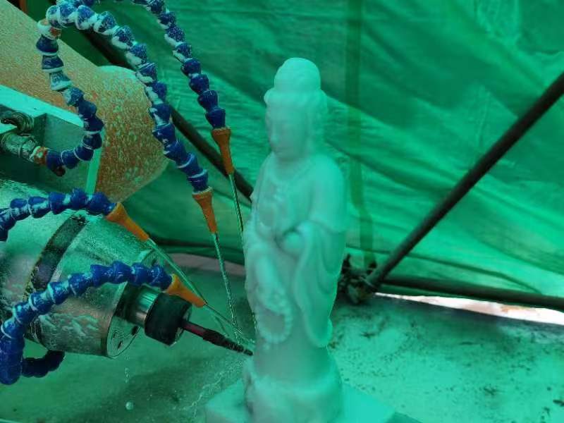 ARTECH CNC Fully Completes Stone Statue Carving, Client Highly Approves Finished Effect