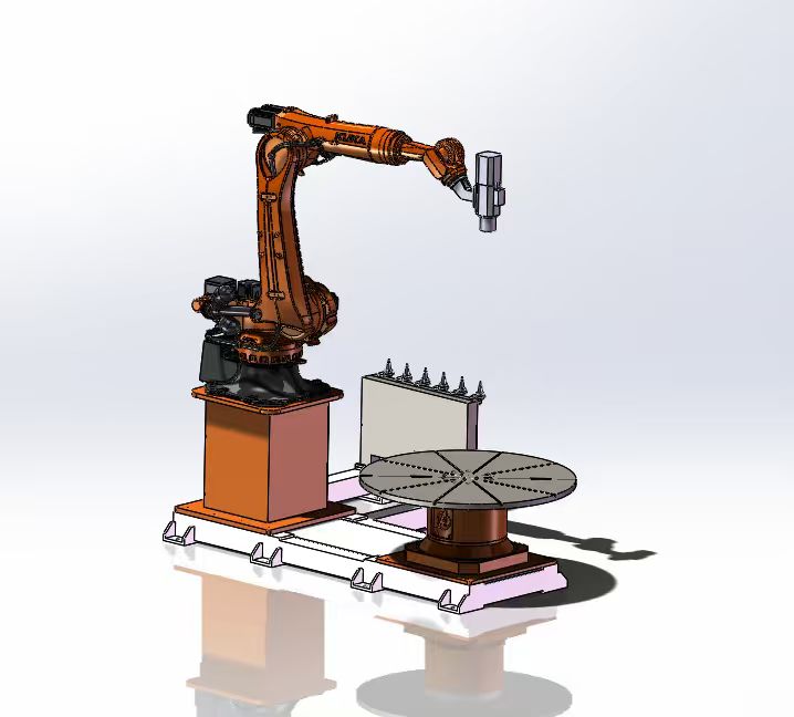 ARTECH CNC’s Custom Milling Robot Arm with Rotary Turntable Delivered, Winning Full Client Satisfaction