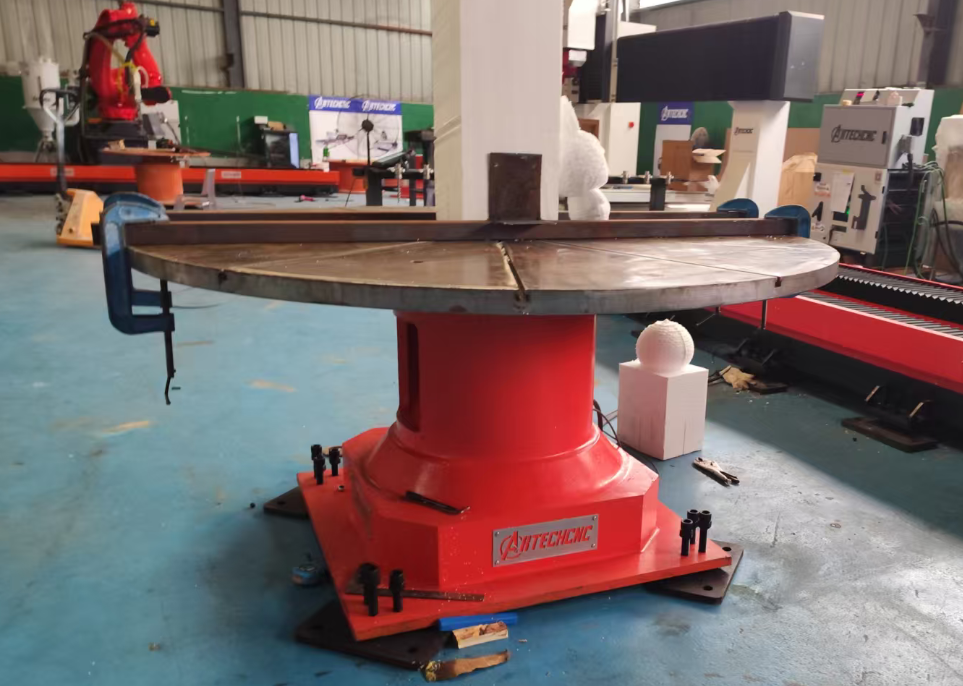 ARTECH CNC’s Custom Rotary Table for Milling Robot Arm Wins High Praise from Client